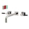 Kingston Brass KS6026DKL Wall Mount Tub Faucet, Polished Nickel KS6026DKL - alternate 1